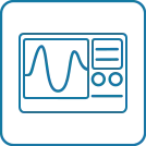 Возможность подключения осциллографа с независимым выбором контрольных точек по каналам