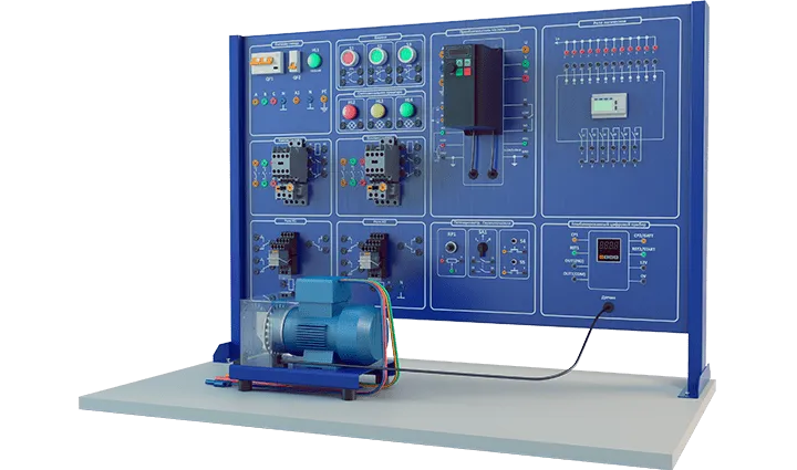 Учебный стенд «Щит управления с необходимым комплектом электрооборудования для монтажа и наладки"